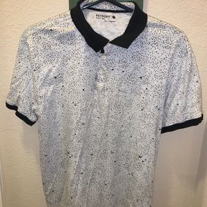 Blank and White Polo